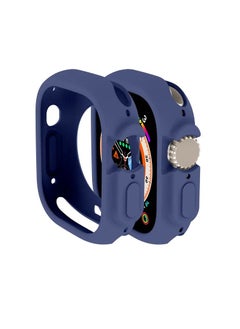 Generic Compatible with Apple Watch Ultra 49 mm case All-Round Shockproof TPU Silicone Protective Cover Bumper Shock-Absorbing Scratch-Resistant Protective case for Apple Watch Ultra 49 mm  - Image 1