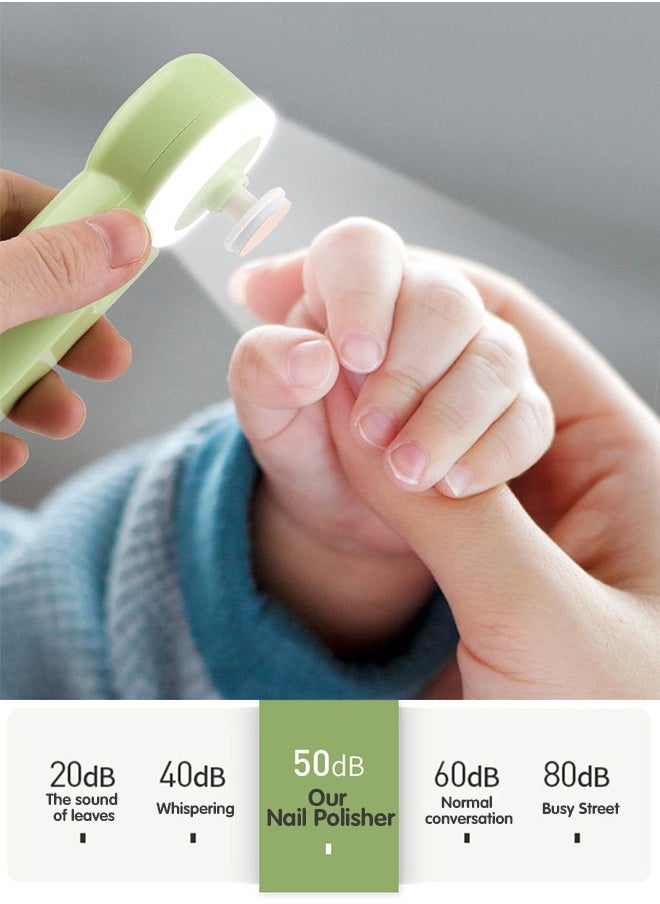 Super ZYouth Electric Baby Nail Trimmer With Light, 6 Replacement Pads For Infant, Newborn, Toddler  - Image 5