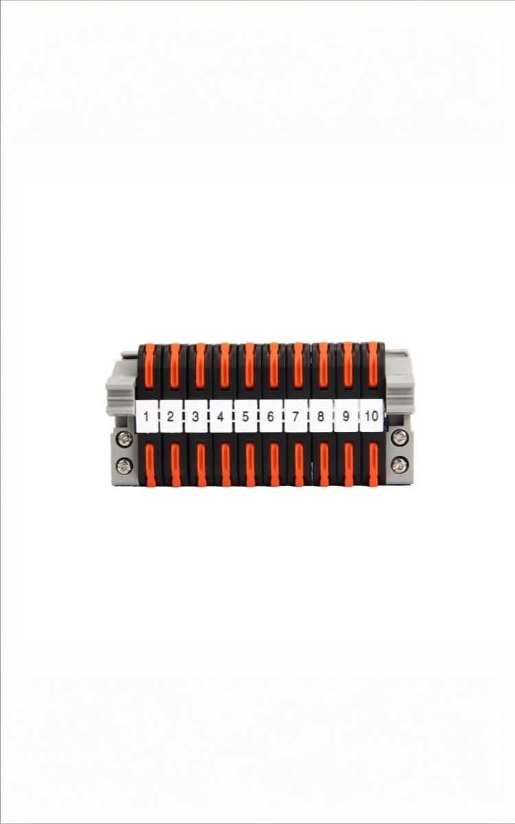 kashemano PCT-211 10PCS,   Black Quick Lever Wire Connectors kit Din Rail Terminal Blocks Push-in Electrical Cable Universal Conductor Compact - Image 1