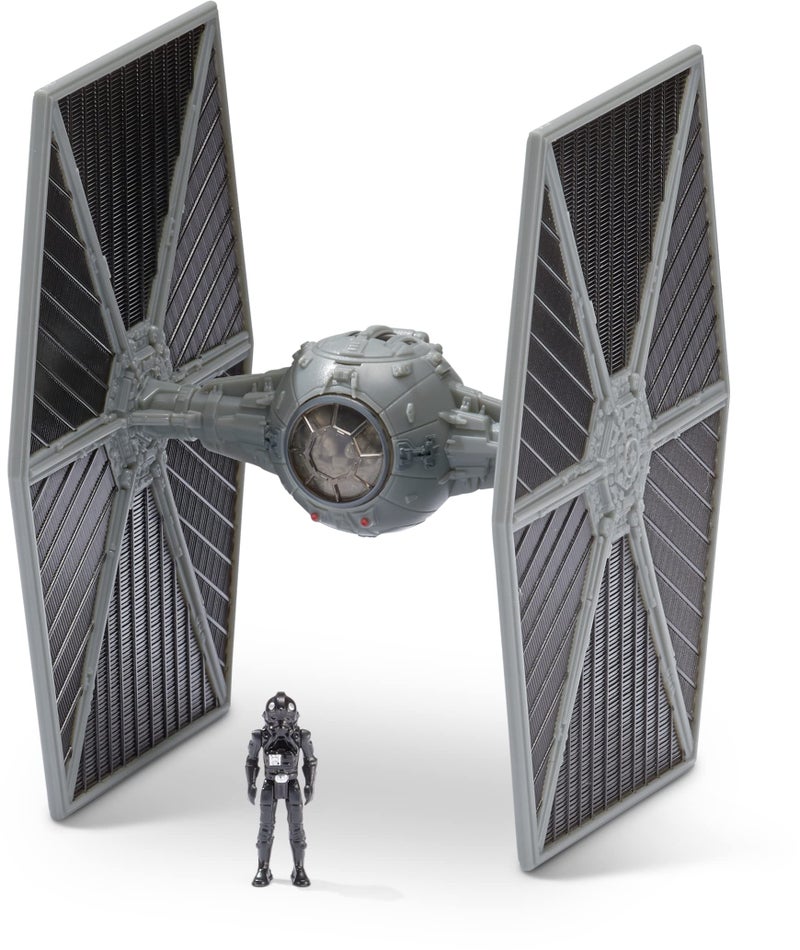 Star Wars Micro Galaxy Squadron Light Armor Class TIE Fighter - 3-Inch Vehicle with 1-Inch TIE Pilot Micro Figure - Image 1