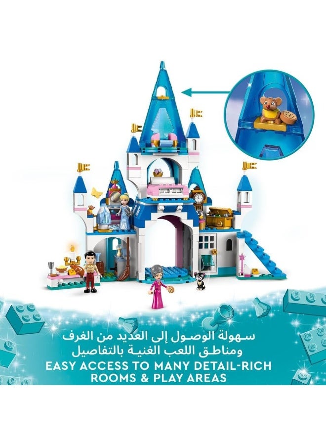 LEGO Disney Princess Cinderella and Prince Charming’s Castle 43206 Building Kit (365 Pieces) - Image 5