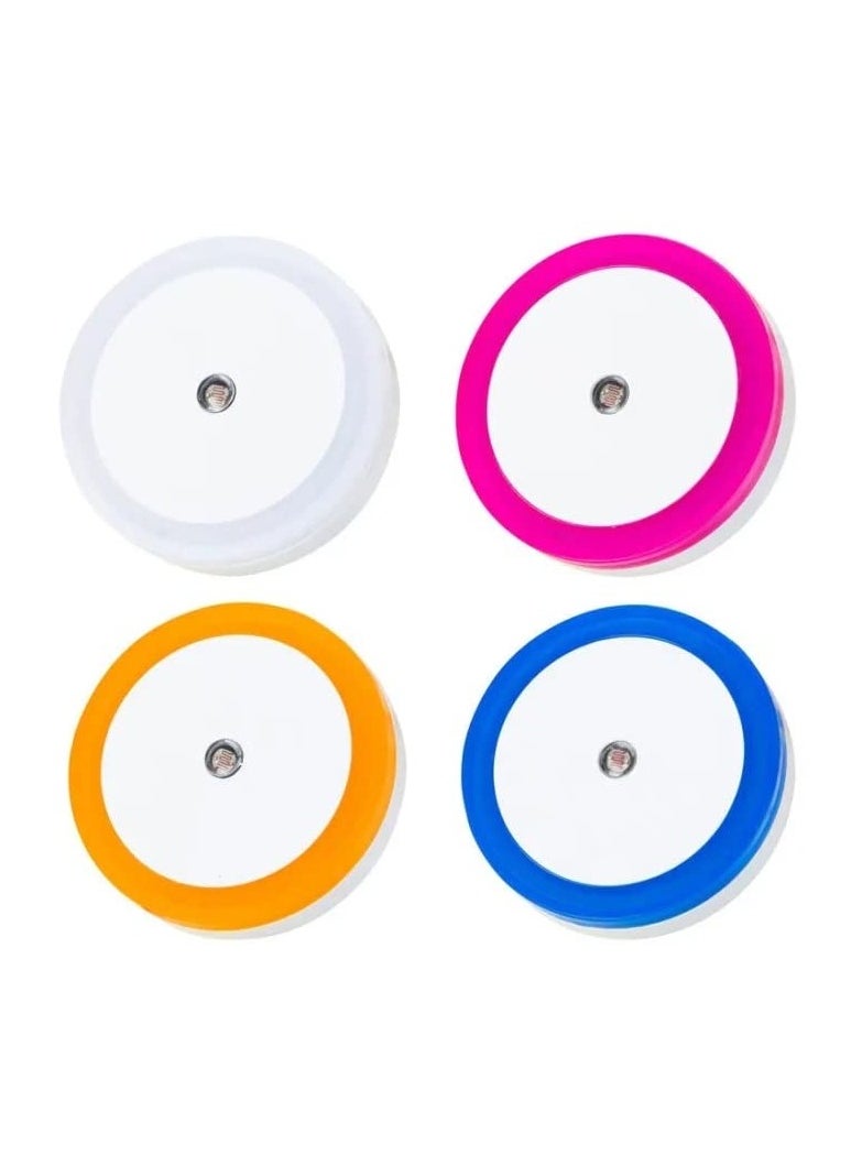 Generic Circle Shape Energy Saving Sensor Night Light, Automatic Detector Control, Suitable for Eye Protection, Children's Favorite Gift on Holidays and Parties Pink (Set of 1)  - Image 2