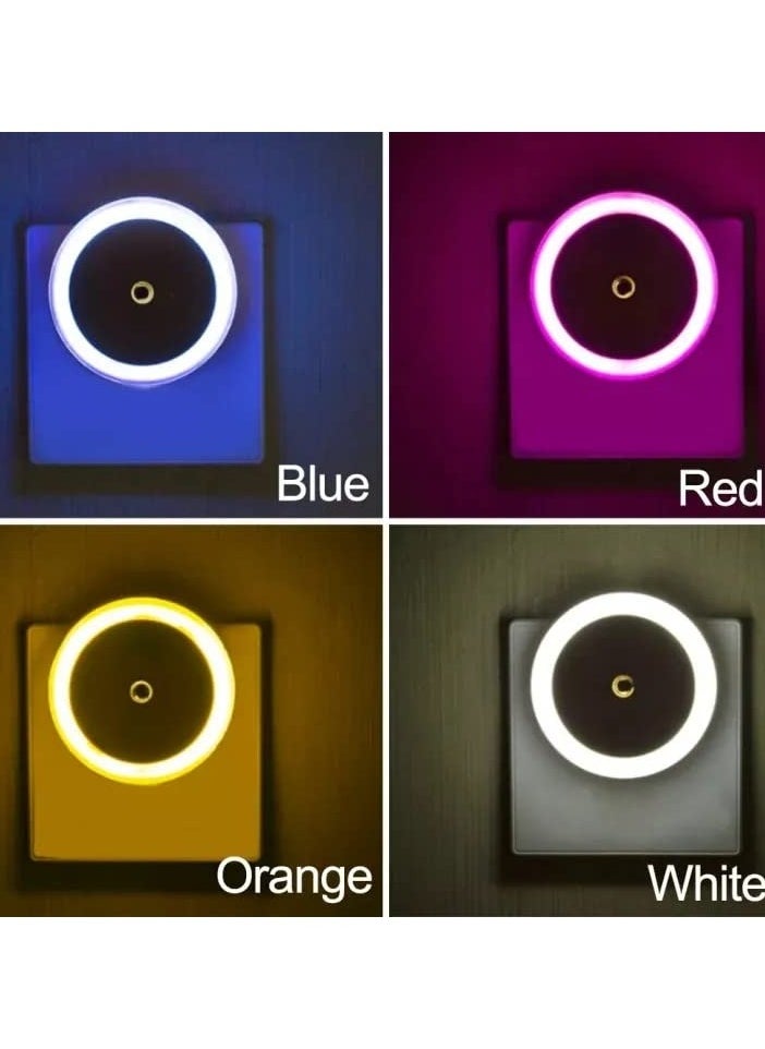 Generic Circle Shape Energy Saving Sensor Night Light, Automatic Detector Control, Suitable for Eye Protection, Children's Favorite Gift on Holidays and Parties Pink (Set of 1)  - Image 3