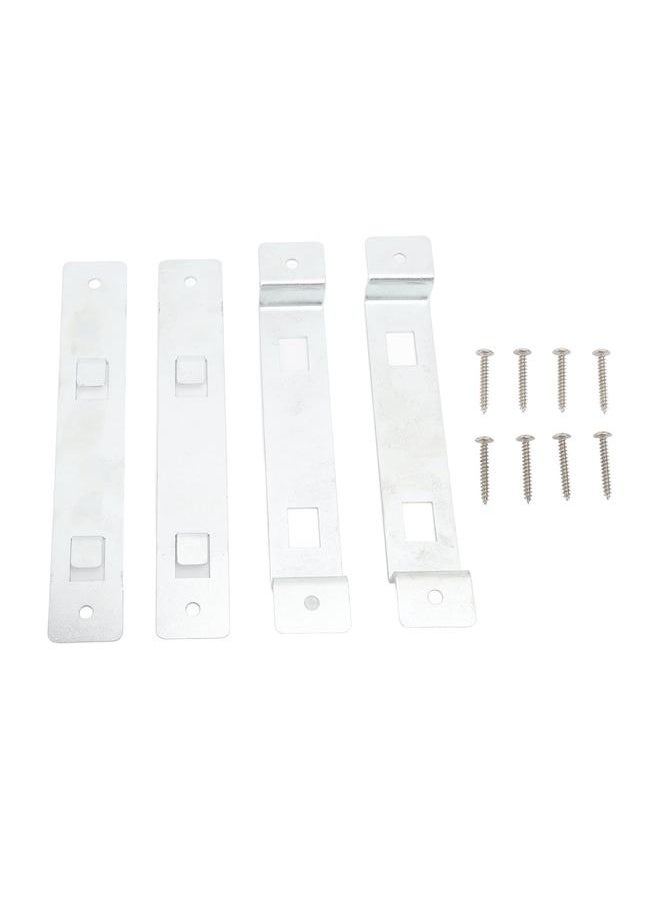 2 Set Bird House Hanger Bracket Galvanized Steel Bird House Mounting Bracket for Feeders Nest Boxes