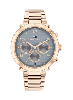TOMMY HILFIGER Women Clasp Analog Round Stainless Steel Wrist Watch ...