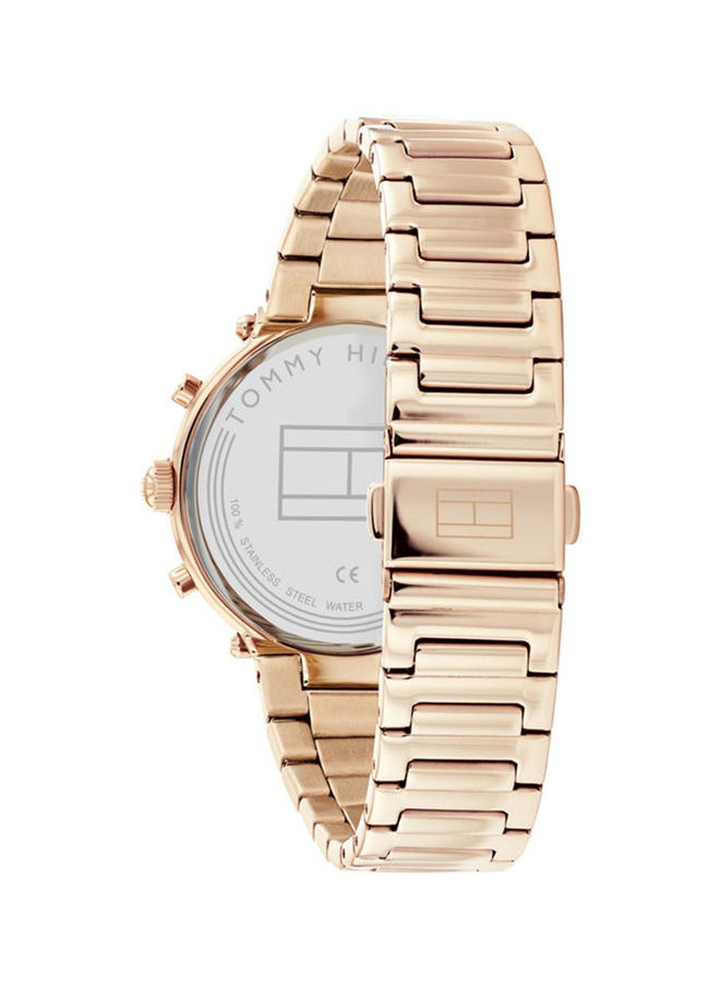 TOMMY HILFIGER - Women Clasp Analog Round Stainless Steel Wrist Watch 1782489 - 38Mm - Image 1
