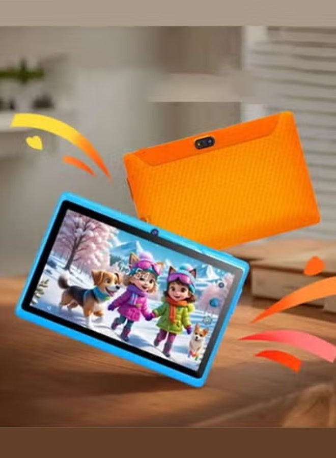 TIGER Npad706 7-Inch Learning Tablet with WiFi, Dual SIM Phone Call Support, Face Unlock, HD Front & Rear Cameras, 2GB RAM 32GB Storage, Global Language Support, Kids Educational Android Device with Metal Body - Image 1