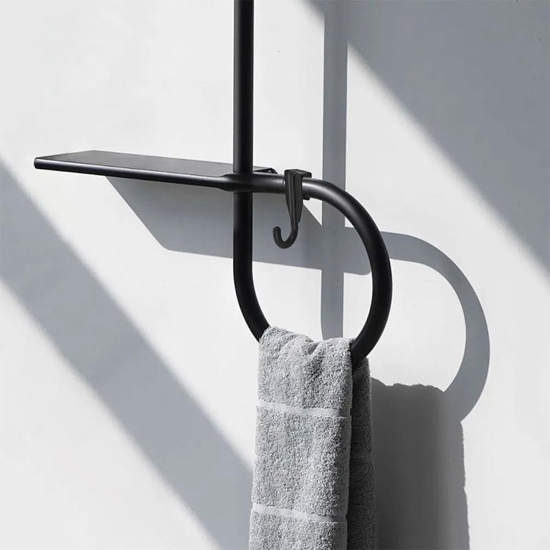Premium 16pcs Black Plastic Square Tube S Hooks Multi-Functional Microwave Oven Rack Hanging Hooks Space-Saving Utility Cubicle Door Hangers for Kitchen Organization - Image 4