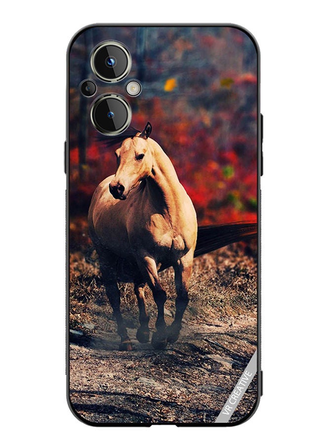 VR CREATIVE Protective Case Cover For OnePlus Nord N20 5G Horse Design Multicolour - Image 1