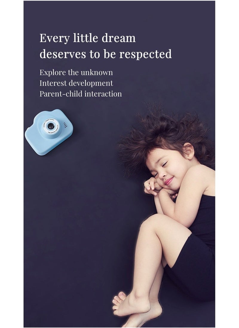 DOSCHER Children Camera HD Digital Video Photo Recorder for Boys and Girls Toy Gift Blue - Image 5