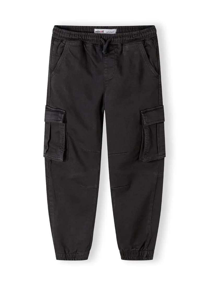 MINOTI Teen Boys Cargo Jogger Trousers with Side Pockets
