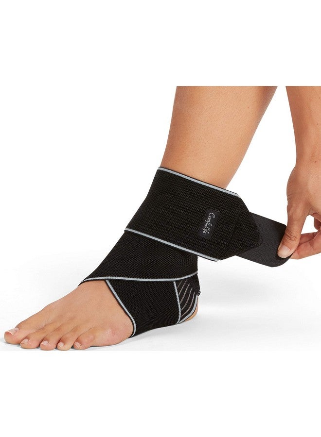 ComfiLife ComfiLife Ankle Brace for Men & Women, Orthopedic Brace - Adjustable Compression Wrap, Ankle Sleeve for Plantar Fasciitis, Tendinitis, Sprain, Swelling, Minor Sprains, Sports, Breathable, One Size  - Image 1