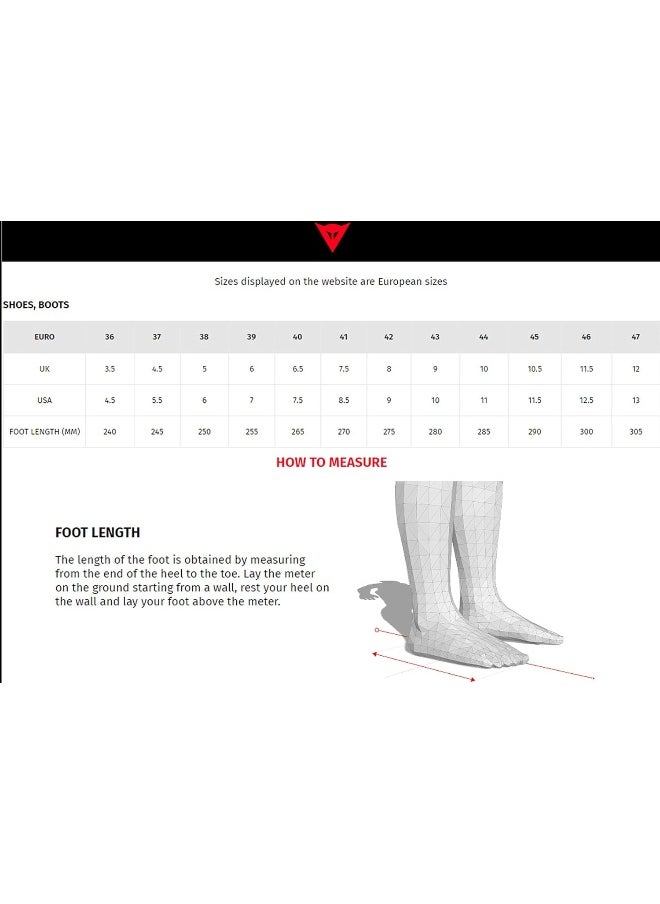 Dainese - Dyno Pro D1 Shoes, Men'S Motorbike Shoes, Breathable Shoe With Reinforced Toe, Leather Motorcycle Boots For Men, With High Grip, Comfortable With Quick Lacing, Black Anthracite  - Image 2