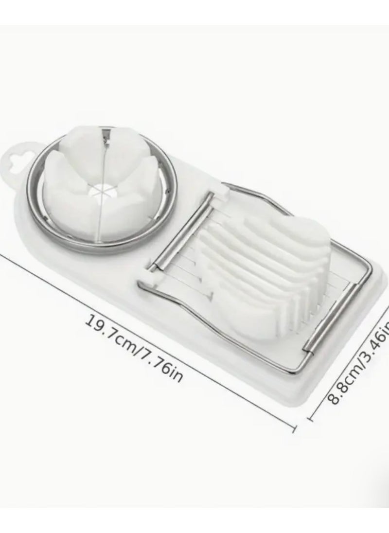 Generic Egg cutter. Multifunction egg cutter. Kitchen gadget. Hard-boiled egg slicer. Made from ABS. Kitchen tools. Egg slicer. Egg cutter. Hard-boiled egg cutter. Egg chopper.  If  - Image 5