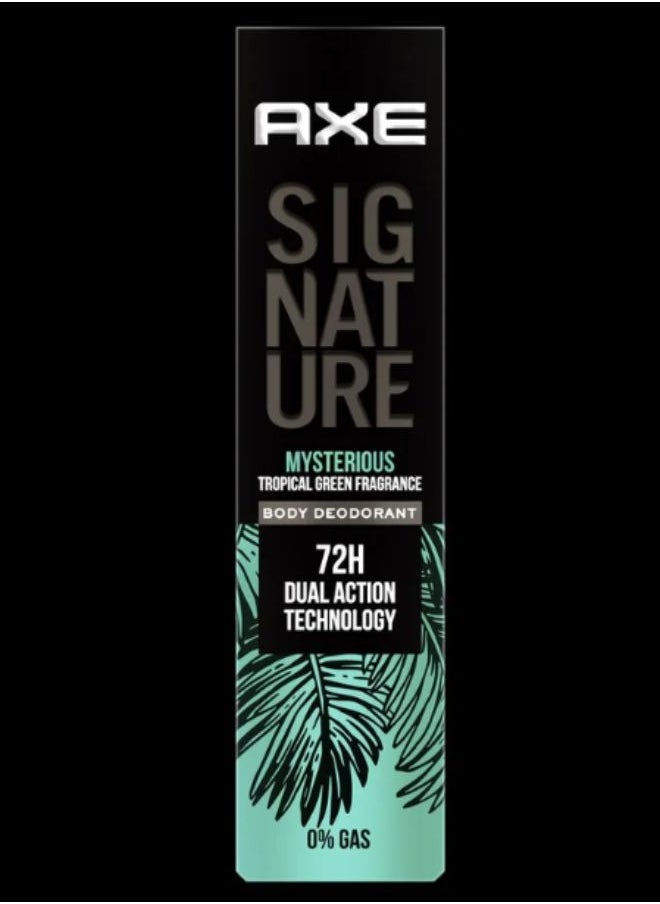 Axe Signature Mysterious No Gas Bodyspray Deodorant For Men (122ml)  - Image 3