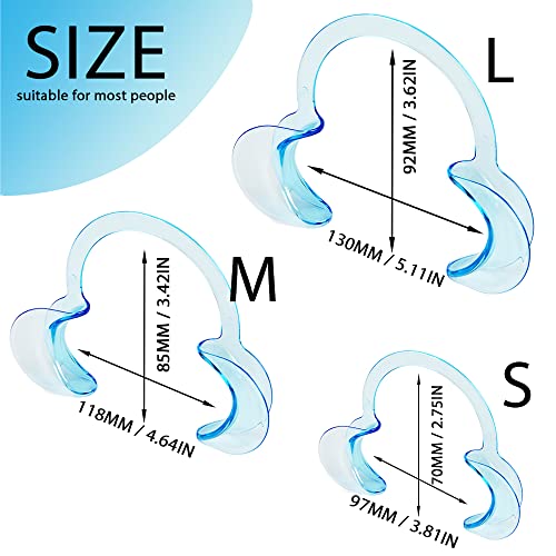 HiMo Dental Cheek Retractor C Shape Mouth Opener Size S,M,L, Pack of 3 - Image 3