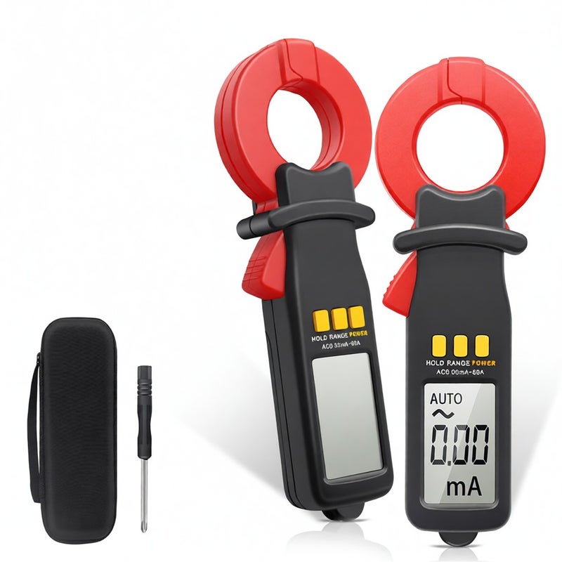 3 1/2 Digit Auto Ranging Digital Current Clamp Meter High Precise AC Measurement Tool 30mm Jaw with Data Hold Automatic Power Off Functions for Electrical & Technical Applications - Image 4