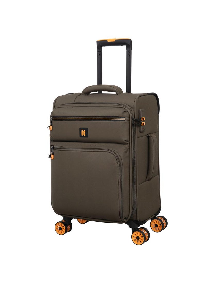 it Luggage it luggage Compartment, Unisex Polyester Material Soft Case, 8x360 Degree Spinner Wheels, Expandable Trolley Bag, Telescopic Handle, TSA Lock, 12-3149-08, Lightweight  - Image 1