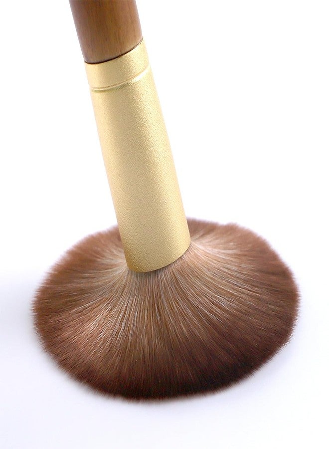 SIXPLUS X Marilyn 10PCS Makeup Brush Set Brown Gold Double Ended Professional Make Up Brush for Foundation Blush Powder Eyeshadow Blush Eyebrow Lip,Best Gift Kit - Image 5