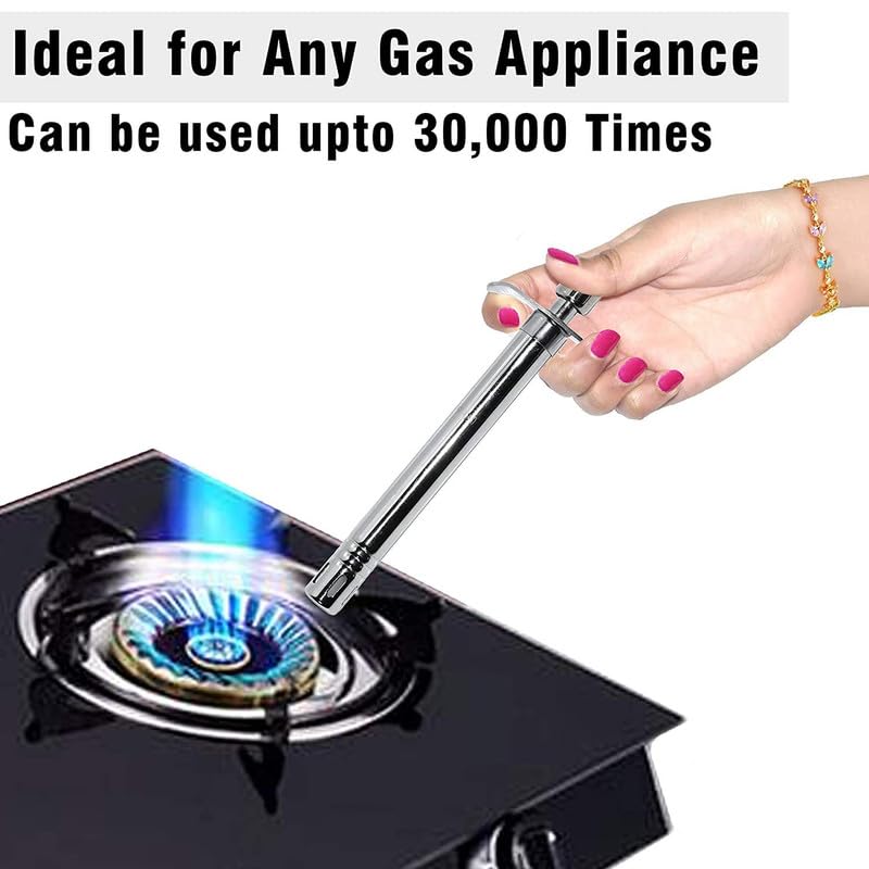 Sun Flash MultiUse Lighter Plastic Knob Pipe Clampstyle code305and Knife Prestige Butterfly Usha Surya Sun Flame Super Flame Gas Stove More - Image 4
