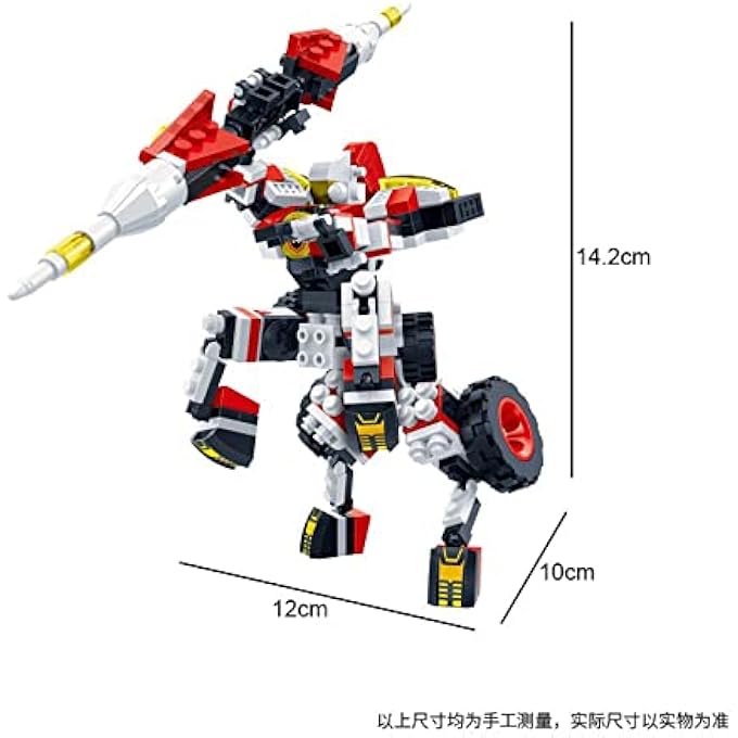 BanBao 2 IN 1 MECH II BUILDING BLOCKS ROBOT SET 255 PIECES - Image 2