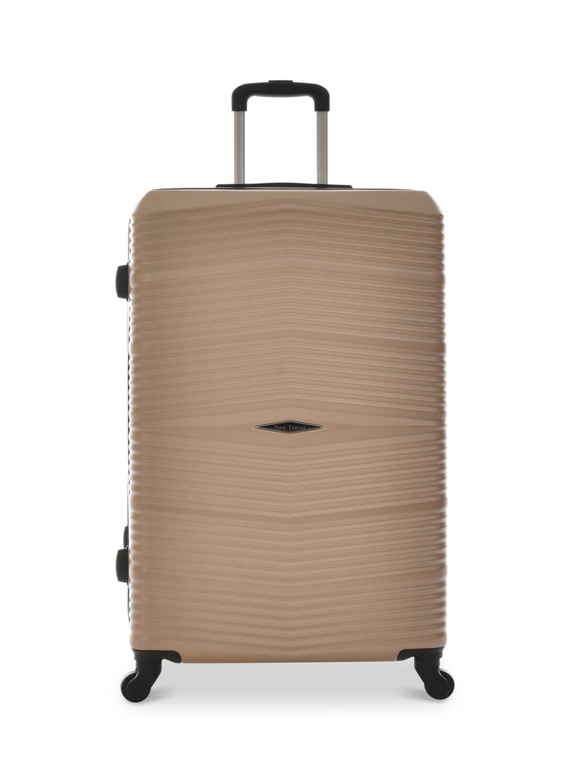 NEW TRAVEL New Travel ABS Luggage Set, including Carry On Cabin Sizes, 20/24/28 Inches, 871/3P (Beige Golden)  - Image 2