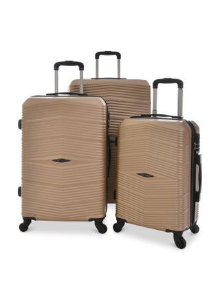 New Travel ABS Luggage Set, including Carry On Cabin Sizes, 20/24/28 Inches, 871/3P (Beige Golden) - pzsku/Z0CAD795C41D525EDA3E1Z/45/_/1738171950/b27c2f2f-f970-481b-8bba-680687c0af78
