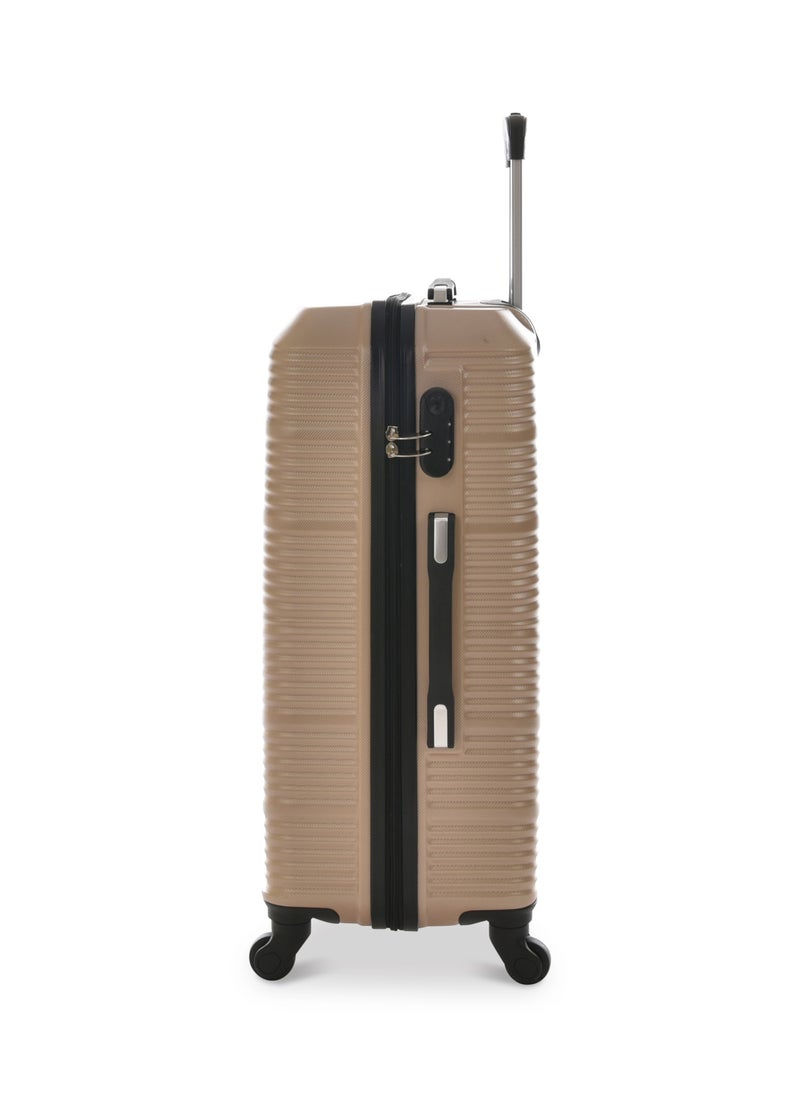 NEW TRAVEL New Travel ABS Luggage Set, including Carry On Cabin Sizes, 20/24/28 Inches, 871/3P (Beige Golden)  - Image 5
