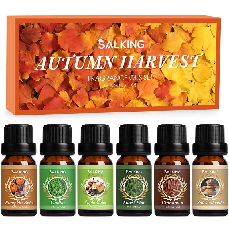 Fragrance Oil Soap and Candle Making Santal My Way Day Dream Secret Desires White Tea 6-Count Scented Diffuser Oil Set