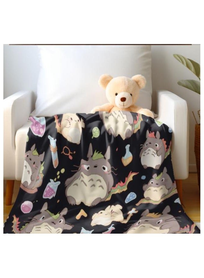 general Children's or student cartoon flannel thin blanket (warm and comfortable, suitable for sleep, games) 100cm*150cm - 470 - Image 4