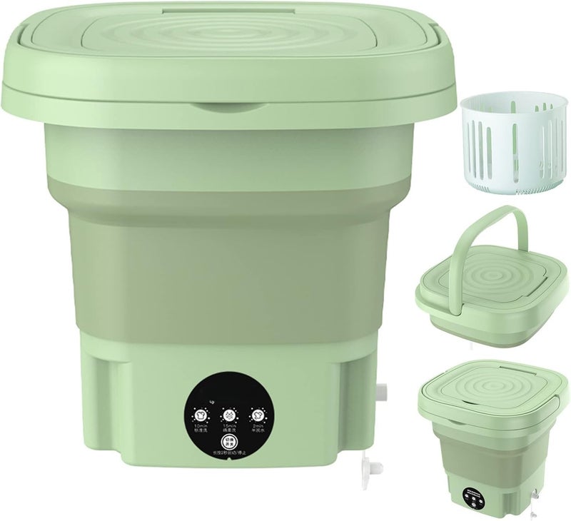 9L Multifunction Foldable Washing Machine - Compact and Portable Design - Ideal for Travel and Light Laundry - Multi Color - Image 1