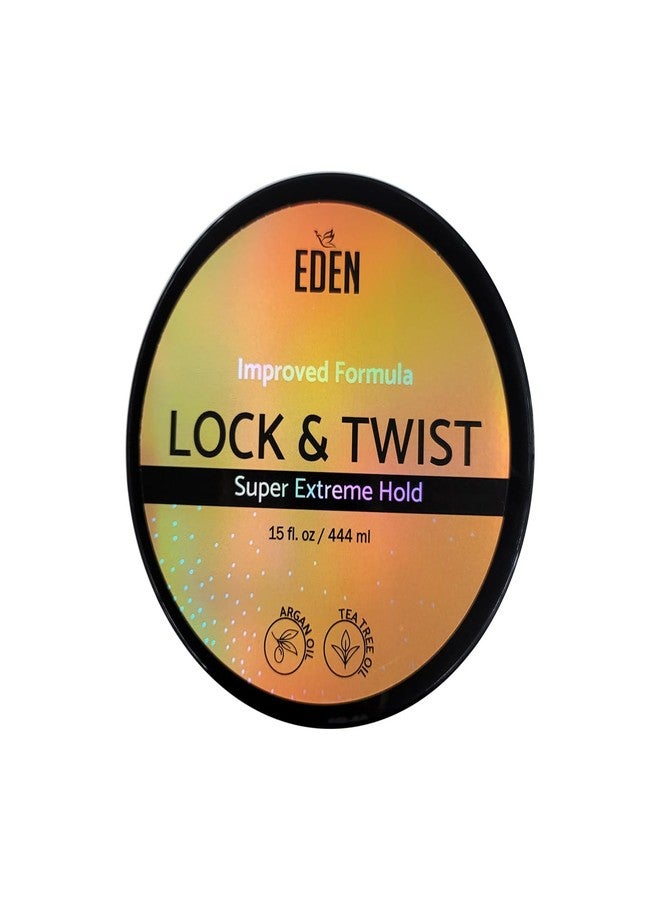 EDEN Lock and Twist Super Extreme Hold Pomade for Faux Locs, Dreadlocks, Microlocks, and Interlocks (15 fl. oz. (444 ml)) - Image 4