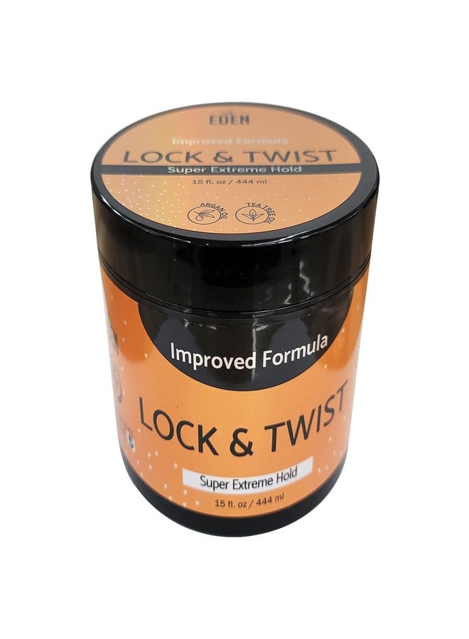 EDEN Lock and Twist Super Extreme Hold Pomade for Faux Locs, Dreadlocks, Microlocks, and Interlocks (15 fl. oz. (444 ml)) - Image 1