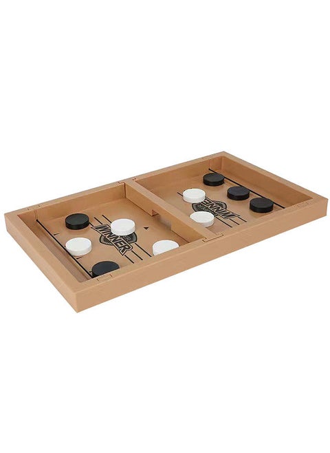 Bouncing Chess Hockey Game Sling Puck Slingshot Board Game Parent-Child Interactive Game 2-Player Desktop Games Tabletop Game Indoor Party Game