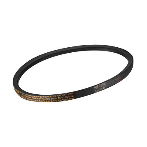 uxcell M19 Drive VBelt Industrial Power Rubber Transmission Belt 19 inch Pitch Girth 10mm Width 55mm Height JIS Standard - Image 1