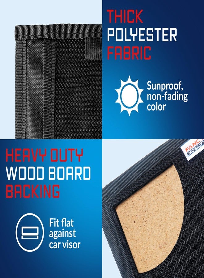 Fancy Mobility Car Mini Visor Organizer (Black) - Image 4