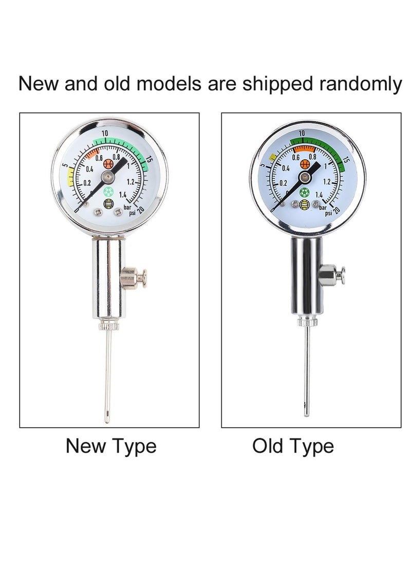 SYOSI Air Pressure Gauge for Balls, 0-20 psi Mini Ball Tool Gauge, Portable Test Adjust The Basketball Football Volleyball, 1 Pcs  - Image 4