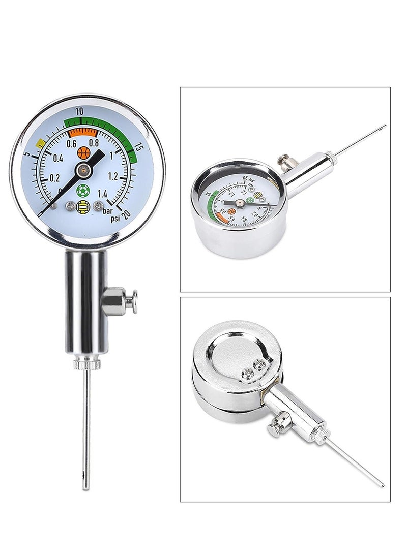 SYOSI Air Pressure Gauge for Balls, 0-20 psi Mini Ball Tool Gauge, Portable Test Adjust The Basketball Football Volleyball, 1 Pcs  - Image 3