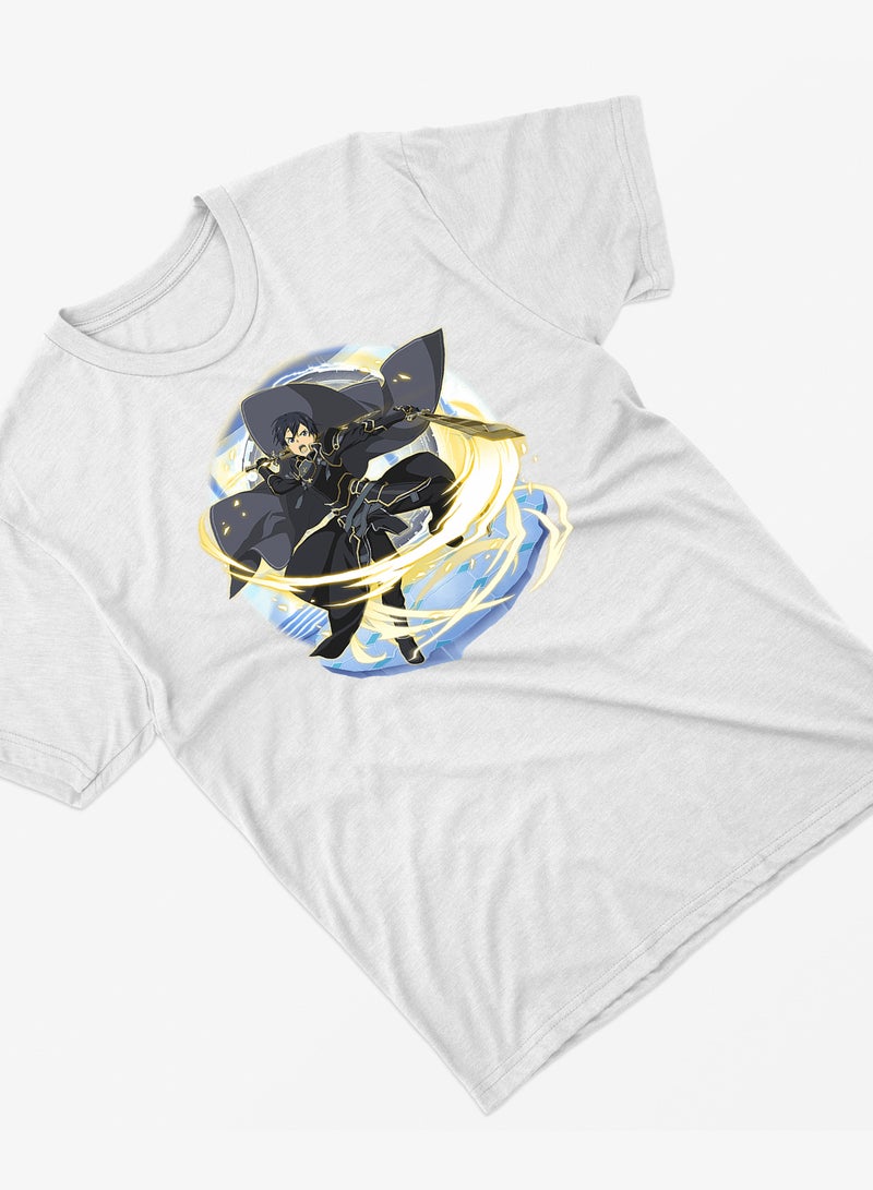 Fashion World Cotton T-shirt Printed with High-quality Anime  Sword Art - Image 2