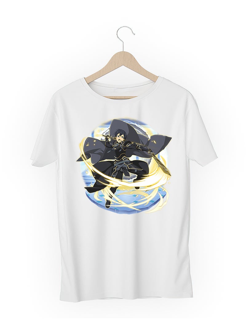 Fashion World Cotton T-shirt Printed with High-quality Anime  Sword Art - Image 3
