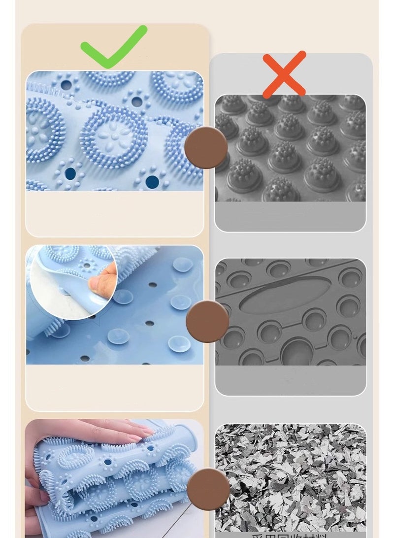 Massager Mat Feet Pressure Point Pad Anti Fatigue Walk Stone Acupoint Mat Particle Portable Massage Tool - Image 2