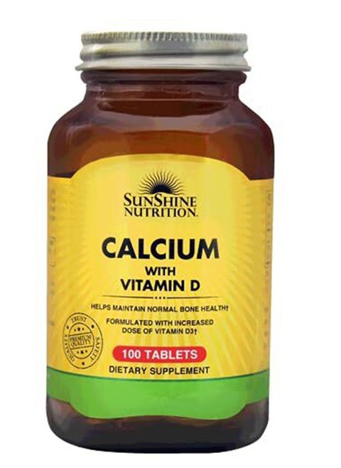 Sunshine Nuttrition Calcium Plus Vit D Tab 100S