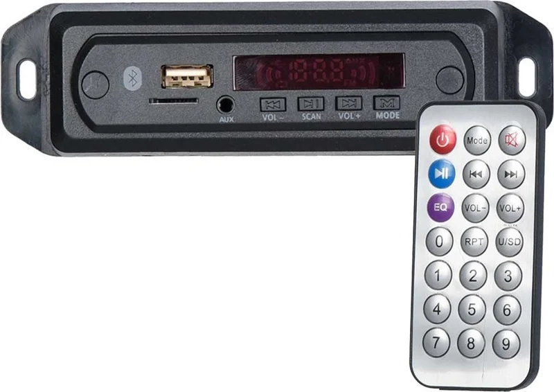 JAMESON Js-4 USB Bluetooth Aux SD Card Car Tape Converter Board with FM Radio