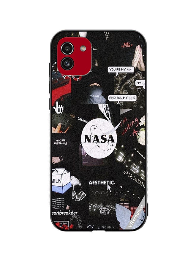 VR CREATIVE Protective Case Cover For Samsung Galaxy A03 Nasa Design Multicolour - Image 1