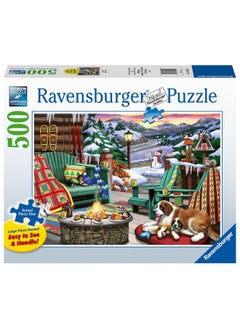 رافنسبورغر لعبة تركيب الصور المقطوعة Ravensburger Après All Day - 500 قطعة | حجم كبير | تقنية Softclick المتشابكة الفريدة | مثالية للمرح والاسترخاء العائلي | مواد معتمدة من FSC  - Image 2