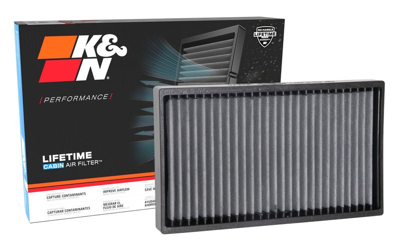 K&N LIFETIME Cabin Air Filter: Premium, Washable, Clean Air for your Cabin: Compatible with 2014-2024 Maserati: Ghibli, Levante, Quarttroporte, VF2067 - Image 1