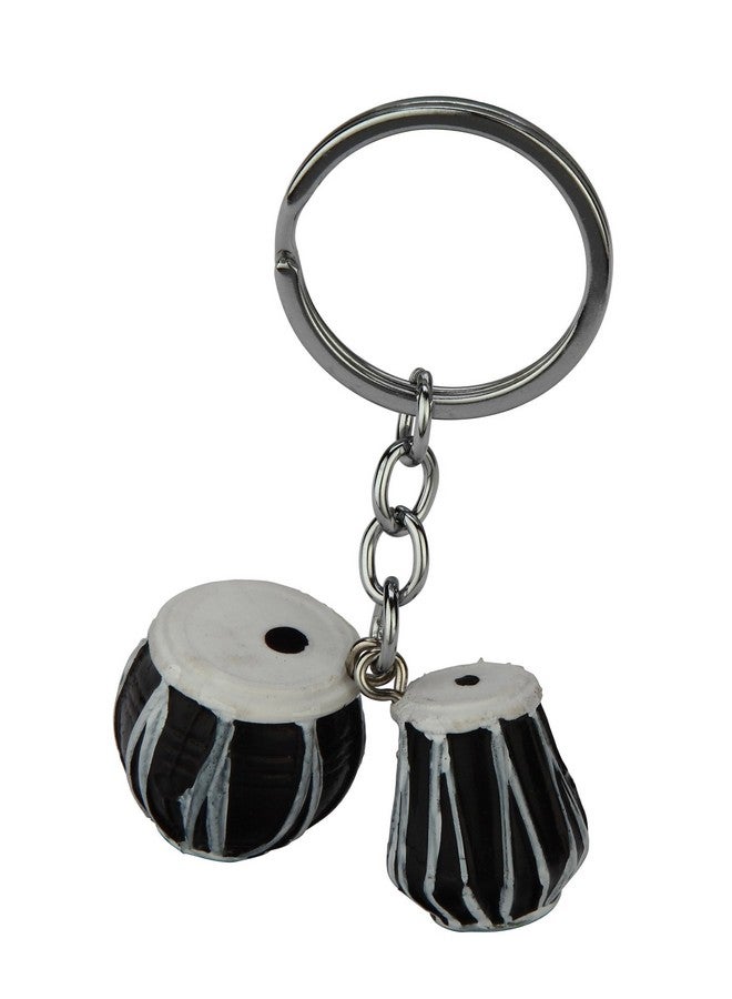 Blessings Fine Tabla Figurine Cute Keychain For Men Women Girls Boys Bike Car accessories Home Bedroom Key Organizer Holder Lightweight Keyring Best Birthday Gift - Image 1