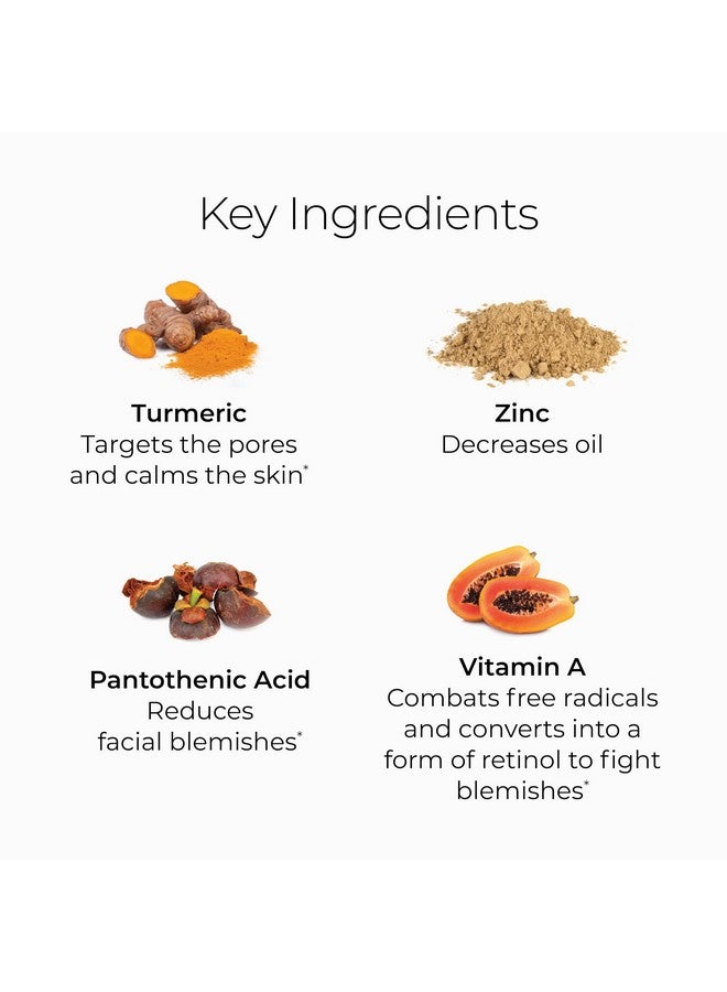 Hush & Hush Hush & Hush SkinCapsule™ Clear+, Skin Care Supplement, Vegan, Acne Treatment for face, Clean Nutraceuticals Supplements That Contains Vitamin A, Turmeric, Dandelion Root, Zinc - 60 Capsules - Image 3