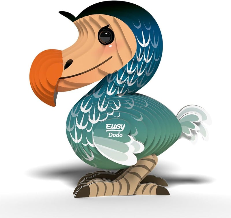 EUGY Practical build EUGY 100 Dodo Eco-Friendly 3D Paper Puzzle [Magic Glue Printed] Stain resistant - Image 2