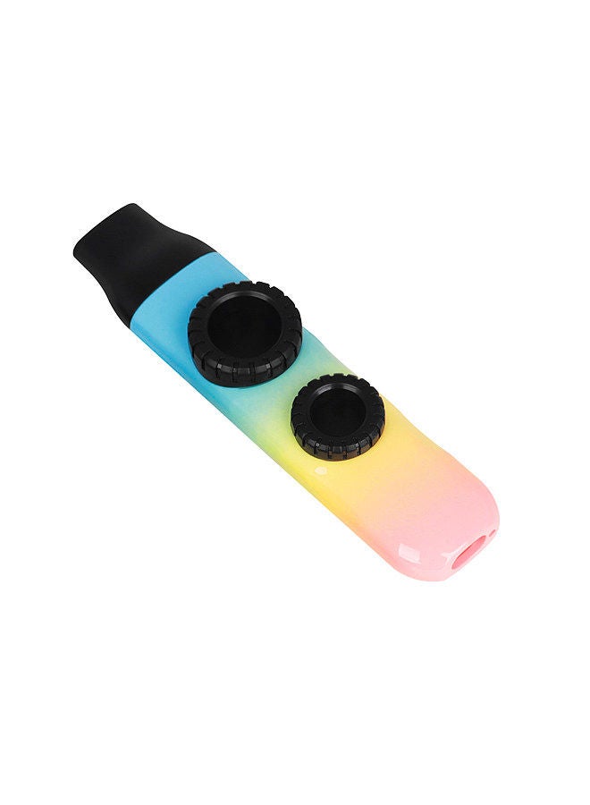 Generic Flute Double Flute Hole Kazoo Dual Flute Holes Replaceable Blowing Nozzle 10pcs Membrane Musical Instrument Ukulele Guitar Partner Musical Instrument for Child Adult Beginner  - Image 2